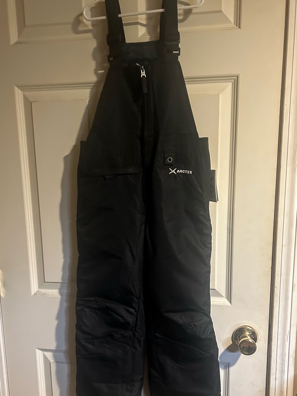 Arctic Black Ski Bibs with Adjustable Straps size Small (8). BRAND NEW W/ tags